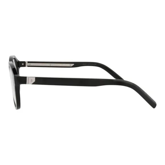Berluti Mens Round/Oval Black Black Transparent Fashion Designer Eyewear